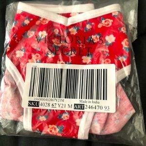 2 pairs Victoria’s Secret PINK bikini panties